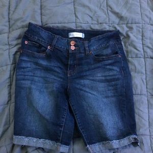 denim jean shorts